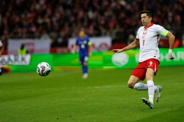 Robert Lewandowski, Polonya ve Hırvatistan milli takımları arasında PGE Narodowy 'de oynanan UEFA Uluslar Ligi maçında görüldü (Maciej Rogowski)