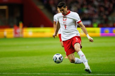 Robert Lewandowski, Polonya ve Hırvatistan milli takımları arasında PGE Narodowy 'de oynanan UEFA Uluslar Ligi maçında görüldü (Maciej Rogowski)