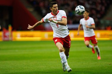 Robert Lewandowski, Polonya ve Hırvatistan milli takımları arasında PGE Narodowy 'de oynanan UEFA Uluslar Ligi maçında görüldü (Maciej Rogowski)
