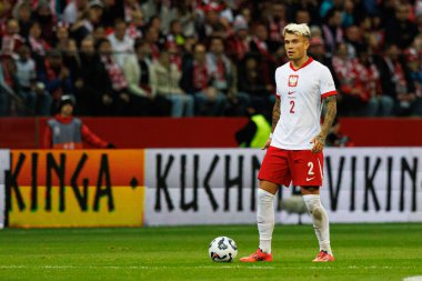 Kamil Piatkowski UEFA Uluslar Ligi maçında Polonya ve Hırvatistan milli takımları arasında PGE Narodowy 'da görüldü (Maciej Rogowski)