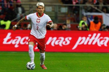 Kamil Piatkowski UEFA Uluslar Ligi maçında Polonya ve Hırvatistan milli takımları arasında PGE Narodowy 'da görüldü (Maciej Rogowski)