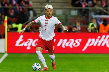 Kamil Piatkowski UEFA Uluslar Ligi maçında Polonya ve Hırvatistan milli takımları arasında PGE Narodowy 'da görüldü (Maciej Rogowski)