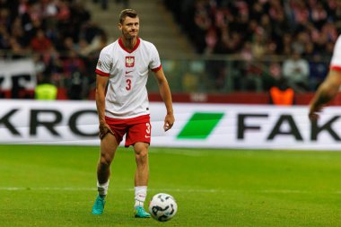 Pawel Dawidowicz, Polonya ve Hırvatistan milli takımları arasında PGE Narodowy 'de oynanan UEFA Uluslar Ligi maçında görüldü (Maciej Rogowski)