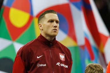 Piotr Zielinski, Polonya ve Hırvatistan milli takımları arasında PGE Narodowy 'de oynanan UEFA Uluslar Ligi maçında görüldü (Maciej Rogowski)