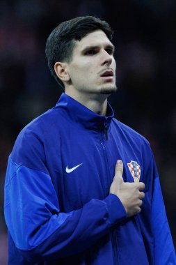 Igor Matanoviç, Polonya ve Hırvatistan milli takımları arasında PGE Narodowy 'de oynanan UEFA Uluslar Ligi maçında görüldü (Maciej Rogowski)