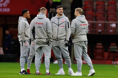 Polonya ve Hırvatistan milli takımları arasında oynanan UEFA Uluslar Ligi maçı sırasında PGE Narodowy 'da (Maciej Rogowski)