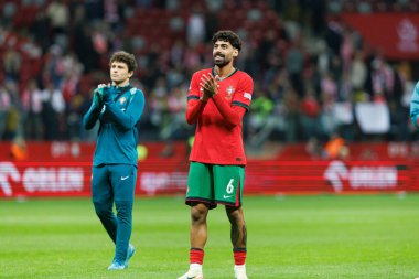 Samuel Costa, UEFA Uluslar Ligi maçında Polonya ve Portekiz milli takımları arasında PGE Narodowy 'da görüldü (Maciej Rogowski)