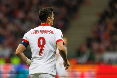 Robert Lewandowski, Polonya ve Portekiz milli takımları arasında PGE Narodowy 'de oynanan UEFA Uluslar Ligi maçında görüldü (Maciej Rogowski)