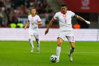 Robert Lewandowski, Polonya ve Portekiz milli takımları arasında PGE Narodowy 'de oynanan UEFA Uluslar Ligi maçında görüldü (Maciej Rogowski)