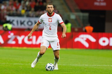 Sebastian Walukiewicz, Polonya ve Portekiz milli takımları arasında PGE Narodowy 'de oynanan UEFA Uluslar Ligi maçında görüldü (Maciej Rogowski)