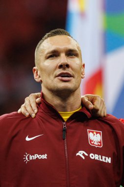 Lukasz Skorupski, UEFA Uluslar Ligi maçında Polonya ve Portekiz milli takımları arasında PGE Narodowy 'da görüldü (Maciej Rogowski)