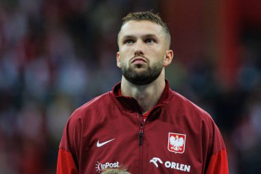 Sebastian Walukiewicz, Polonya ve Portekiz milli takımları arasında PGE Narodowy 'de oynanan UEFA Uluslar Ligi maçında görüldü (Maciej Rogowski)