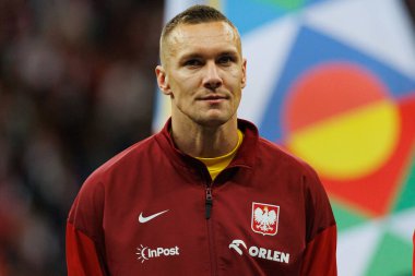 Lukasz Skorupski, UEFA Uluslar Ligi maçında Polonya ve Portekiz milli takımları arasında PGE Narodowy 'da görüldü (Maciej Rogowski)