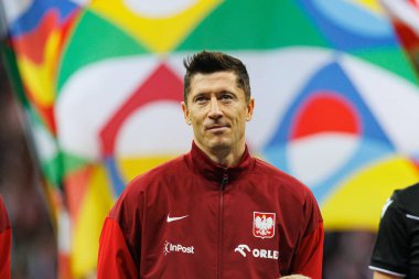 Robert Lewandowski, Polonya ve Portekiz milli takımları arasında PGE Narodowy 'de oynanan UEFA Uluslar Ligi maçında görüldü (Maciej Rogowski)