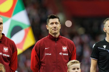 Robert Lewandowski, Polonya ve Portekiz milli takımları arasında PGE Narodowy 'de oynanan UEFA Uluslar Ligi maçında görüldü (Maciej Rogowski)