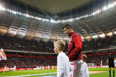 Robert Lewandowski, Polonya ve Portekiz milli takımları arasında PGE Narodowy 'de oynanan UEFA Uluslar Ligi maçında görüldü (Maciej Rogowski)