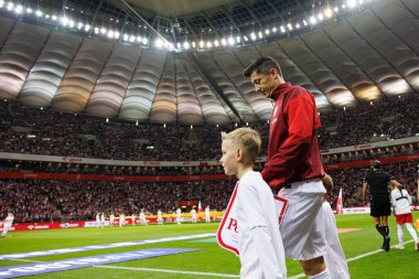 Robert Lewandowski, Polonya ve Portekiz milli takımları arasında PGE Narodowy 'de oynanan UEFA Uluslar Ligi maçında görüldü (Maciej Rogowski)