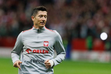 Robert Lewandowski, Polonya ve Portekiz milli takımları arasında PGE Narodowy 'de oynanan UEFA Uluslar Ligi maçında görüldü (Maciej Rogowski)