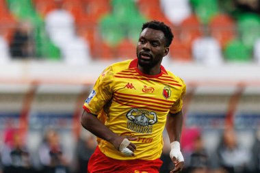 PKO BP Ekstraklasa maçında Afimico Pululu Stadion Zaglebia Lubin 'deki Zaglebie Lubin ve Jagiellonia Bialystok takımları arasında oynadı (Maciej Rogowski)