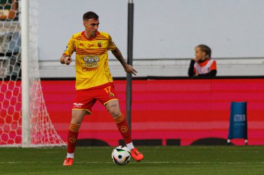 Adrian Dieguez PKO BP Ekstraklasa maçı sırasında Stadion Zaglebia Lubin 'deki Zaglebie Lubin ve Jagiellonia Bialystok takımları arasında (Maciej Rogowski)