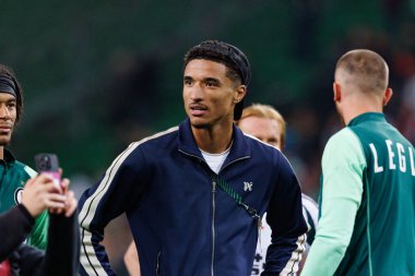 Marcel Mendes Dudzinski, UEFA Avrupa Konferans Ligi maçında Stadion Miejski Legii Warszawa 'daki Legia Warszawa ve Real Betis Balompie takımları arasında görüldü (Maciej Rogowski)