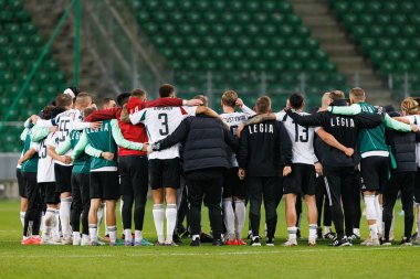 UEFA Avrupa Konferansı sırasında Legia Warszawa ve Real Betis Balompie takımları arasında Stadion Miejski Legii Warszawa (Maciej Rogowski)