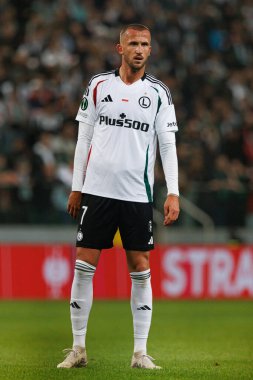 Tomas Pekhart, UEFA Avrupa Konferans Ligi maçında Stadion Miejski Legii Warszawa 'da Legia Warszawa ve Real Betis Balompie takımları arasında görüldü (Maciej Rogowski)