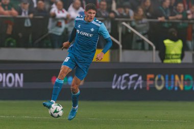 Sergi Altimira UEFA Avrupa Konferans Ligi maçında Stadion Miejski Legii Warszawa 'da Legia Warszawa ve Real Betis Balompie takımları arasında görüldü (Maciej Rogowski)