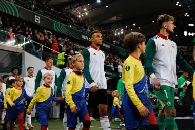 Steven Kapuadi, UEFA Avrupa Konferans Ligi maçında Stadion Miejski Legii Warszawa 'da Legia Warszawa ve Real Betis Balompie takımları arasında görüldü (Maciej Rogowski)