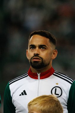 Luquinhas, UEFA Avrupa Konferans Ligi maçında Stadion Miejski Legii Warszawa 'da Legia Warszawa ve Real Betis Balompie takımları arasında izledi (Maciej Rogowski)