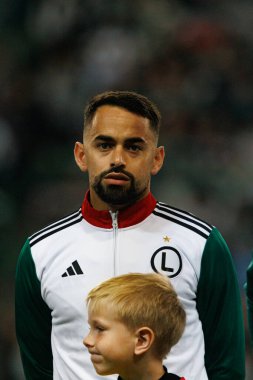 Luquinhas, UEFA Avrupa Konferans Ligi maçında Stadion Miejski Legii Warszawa 'da Legia Warszawa ve Real Betis Balompie takımları arasında izledi (Maciej Rogowski)