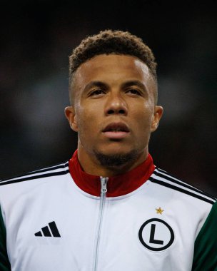 Steven Kapuadi, UEFA Avrupa Konferans Ligi maçında Stadion Miejski Legii Warszawa 'da Legia Warszawa ve Real Betis Balompie takımları arasında görüldü (Maciej Rogowski)