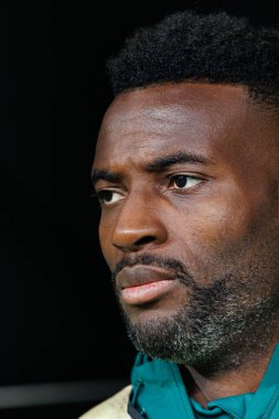 Jean Pierre Nsame, UEFA Avrupa Konferans Ligi maçında Stadion Miejski Legii Warszawa 'da Legia Warszawa ve Real Betis Balompie takımları arasında görüldü (Maciej Rogowski)