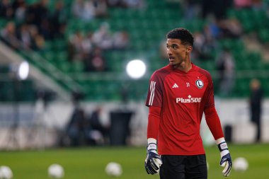 Marcel Mendes Dudzinski, UEFA Avrupa Konferans Ligi maçında Stadion Miejski Legii Warszawa 'daki Legia Warszawa ve Real Betis Balompie takımları arasında görüldü (Maciej Rogowski)