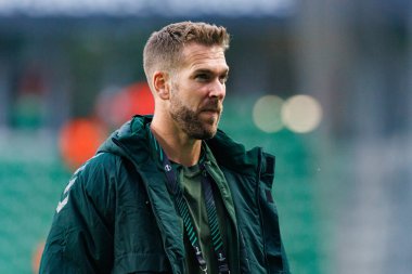 Adrian San Miguel UEFA Avrupa Konferans Ligi maçında Stadion Miejski Legii Warszawa 'da Legia Warszawa ve Real Betis Balompie takımları arasında görüldü (Maciej Rogowski)