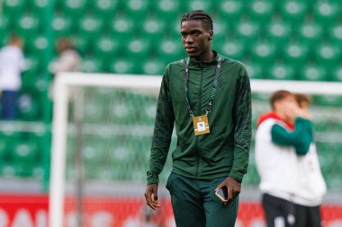 Assane Diao, UEFA Avrupa Konferans Ligi maçında Stadion Miejski Legii Warszawa 'da Legia Warszawa ve Real Betis Balompie takımları arasında görüldü (Maciej Rogowski)