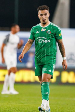 Joao Peglow, PKO BP Ekstraklasa maçında Radomiak Radom ve Puszcza Niepolomice takımları arasında Stadion Miejski im 'de görüldü. Braci Czachorow (Maciej Rogowski)