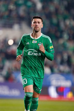 Roberto Alves, PKO BP Ekstraklasa maçında Radomiak Radom ve Puszcza Niepolomice takımları arasında Stadion Miejski im 'de görüldü. Braci Czachorow (Maciej Rogowski)