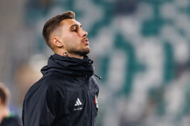 Bruno Jordao, PKO BP Ekstraklasa maçında Radomiak Radom ve Puszcza Niepolomice takımları arasında Stadion Miejski im 'de görüldü. Braci Czachorow (Maciej Rogowski)