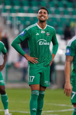 Leonardo Rocha, PKO BP Ekstraklasa maçında Radomiak Radom ve Rakow Czestochowa takımları arasında Stadion Miejski im 'de görüldü. Braci Czachorow (Maciej Rogowski)