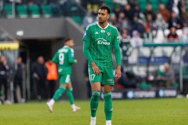 Leonardo Rocha, PKO BP Ekstraklasa maçında Radomiak Radom ve Rakow Czestochowa takımları arasında Stadion Miejski im 'de görüldü. Braci Czachorow (Maciej Rogowski)