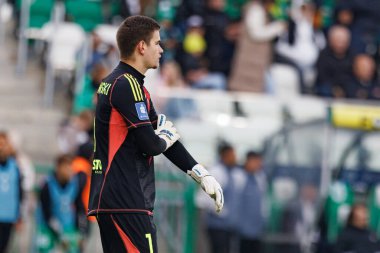 Kacper Trelowski, PKO BP Ekstraklasa maçında Radomiak Radom ve Rakow Czestochowa takımları arasında Stadion Miejski im 'de görüldü. Braci Czachorow (Maciej Rogowski)