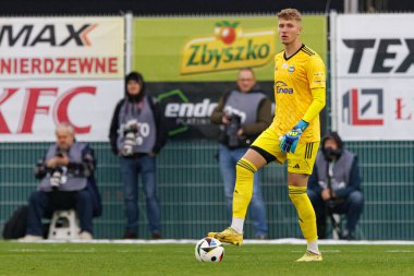 Maciej Kikolski, PKO BP Ekstraklasa maçında Radomiak Radom ve Rakow Czestochowa takımları arasında Stadion Miejski im 'de görüldü. Braci Czachorow (Maciej Rogowski)