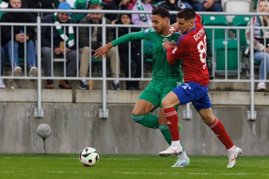 Leonardo Rocha, Matej Rodin, PKO BP Ekstraklasa maçında Radomiak Radom ve Rakow Czestochowa takımları arasında Stadion Miejski im 'de görüldü. Braci Czachorow (Maciej Rogowski)