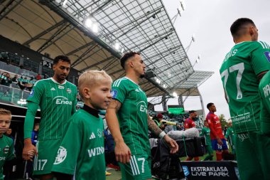 Joao Peglow, PKO BP Ekstraklasa maçında Radomiak Radom ve Rakow Czestochowa takımları arasında Stadion Miejski im 'de görüldü. Braci Czachorow (Maciej Rogowski)