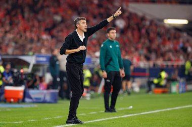 Bruno Lage UEFA Şampiyonlar Ligi maçında SL Benfica ve Feyenoord (Maciej Rogowski) takımları arasında görüldü.)