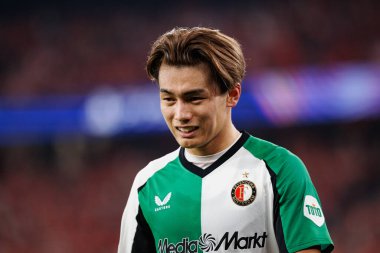 Ueda UEFA Şampiyonlar Ligi maçında SL Benfica ve Feyenoord (Maciej Rogowski) takımları arasında görüldü)