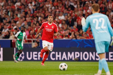 Vangelis Pavlidis UEFA Şampiyonlar Ligi maçında SL Benfica ve Feyenoord (Maciej Rogowski) takımları arasında görüldü.)