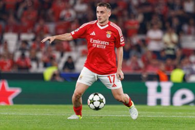 Kerem Akturkoglu UEFA Şampiyonlar Ligi maçında SL Benfica ve Feyenoord (Maciej Rogowski)