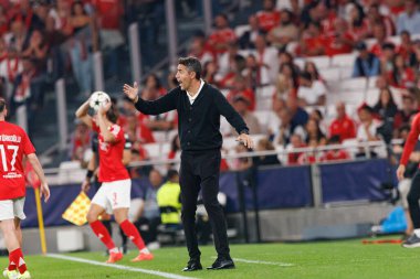 Bruno Lage UEFA Şampiyonlar Ligi maçında SL Benfica ve Feyenoord (Maciej Rogowski) takımları arasında görüldü.)